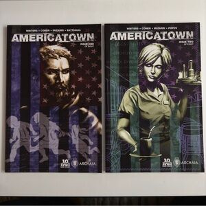 Americatown #1 & #2 - Archaia Comics - 2015 Indie Comic Book